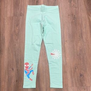 Spider-Man Mint Green Leggings